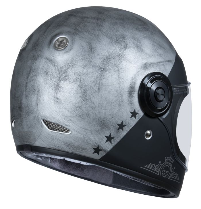 Мотошолом Origine Vega Rocker Silver Matt
