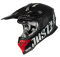 Мотошолом Just1 J39 Rock Red White Black - Matt