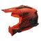 Мотошолом LS2 MX708 Fast 2 Duck Matt Hi-Vis Orange Red