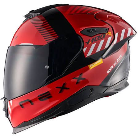 Мотошолом Nexx Y.100R SUBSONIC BLACK.RED MT