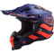 Мотошолом LS2 MX700 Subverter Evo Cargo Matt Blue Fluo Orange