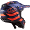 Мотошолом LS2 MX700 Subverter Evo Cargo Matt Blue Fluo Orange