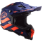 Мотошолом LS2 MX700 Subverter Evo Cargo Matt Blue Fluo Orange