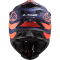 Мотошолом LS2 MX700 Subverter Evo Cargo Matt Blue Fluo Orange
