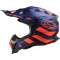 Мотошолом LS2 MX700 Subverter Evo Cargo Matt Blue Fluo Orange