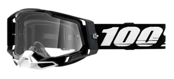 Окуляри 100% RACECRAFT 2 Goggle Black - Clear Lens