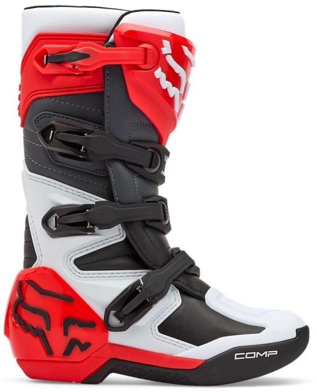 Мотоботи Fox Comp Youth Boot Fluo Red
