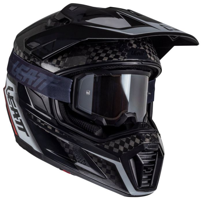 Шолом Leatt 9.5 Adventure Helmet + Goggle Carbon
