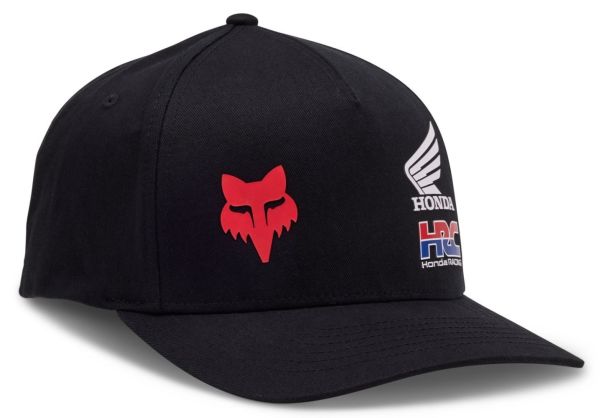 Кепка Fox X Honda Flexfit Hat Black
