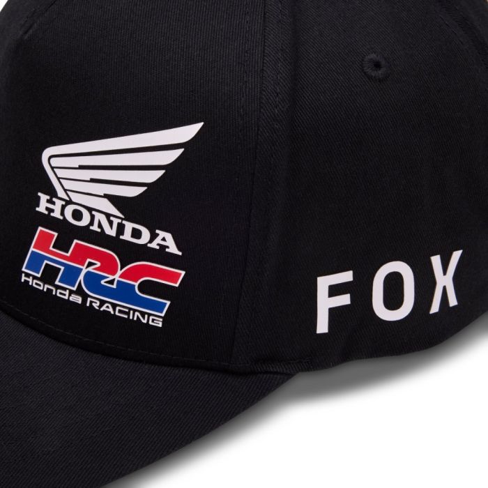 Кепка Fox X Honda Flexfit Hat Black
