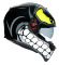 Мотошолом AGV K3 SV Angry Black