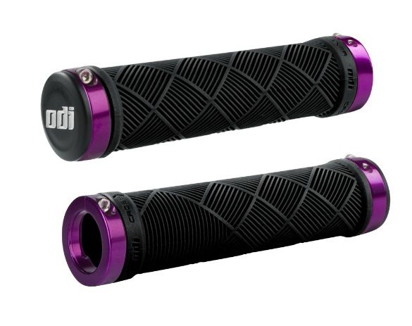 Гріпси ODI Cross Trainer MTB Lock-On Bonus Pack Black w/Purple Clamps