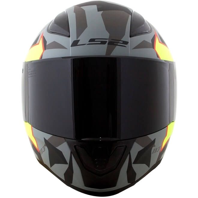 Мотошолом LS2 FF353 Rapid Paschoalin Matte Grey/ Hi-Vis Yellow