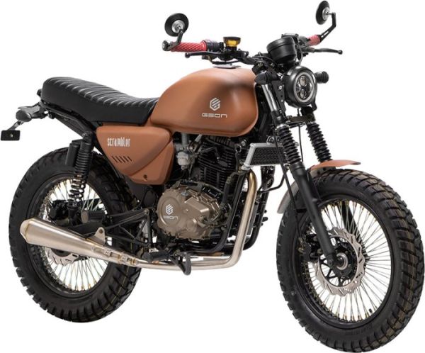 Мотоцикл GEON Scrambler 200 Light Brown