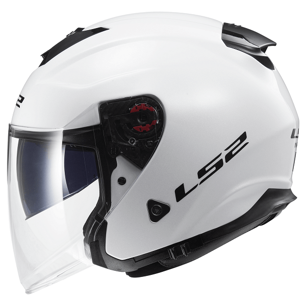 Мотошолом LS2 OF521 Infinity Gloss White