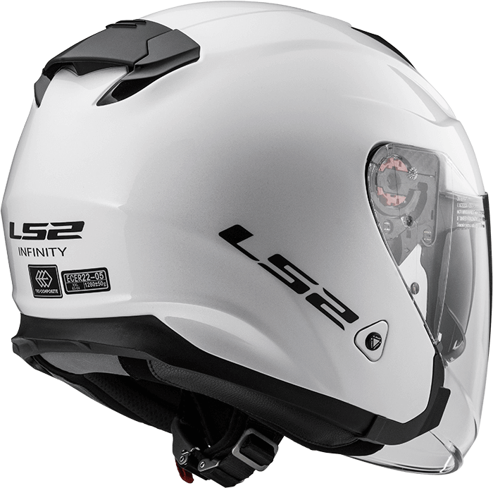 Мотошолом LS2 OF521 Infinity Gloss White