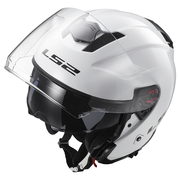 Мотошолом LS2 OF521 Infinity Gloss White