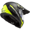 Мотошолом LS2 MX436 Pioneer Evo Router Matt Black Hi-Vis Yellow