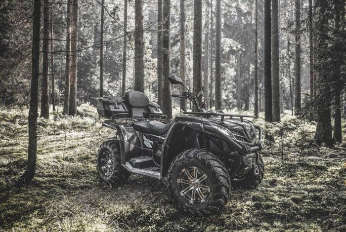 Кофр Tesseract для квадроциклів CFMoto X4 / 450L / 520L (моделі з трубчатим металевим багажником)