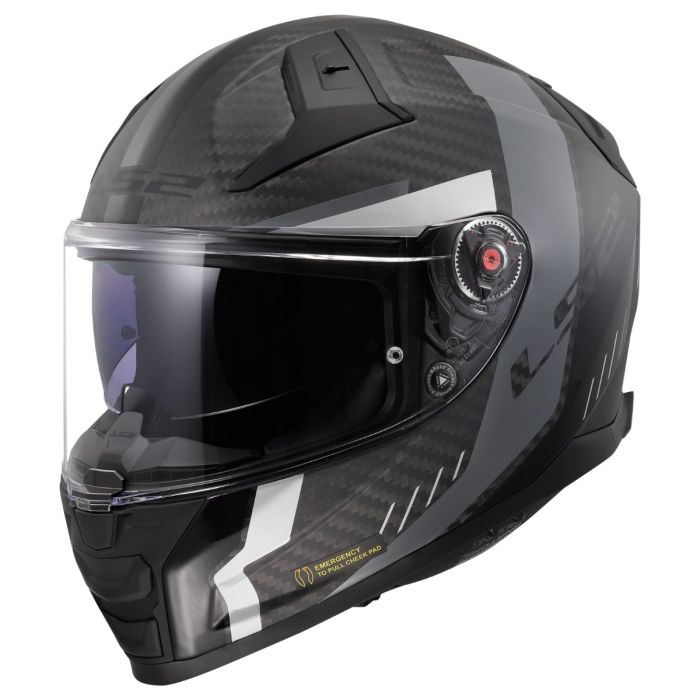 Мотошолом LS2 FF811 Vector 2 C Grid Matt Black Grey