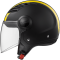 Мотошолом LS2 OF562 Airflow Metropolis Matt Black Yellow