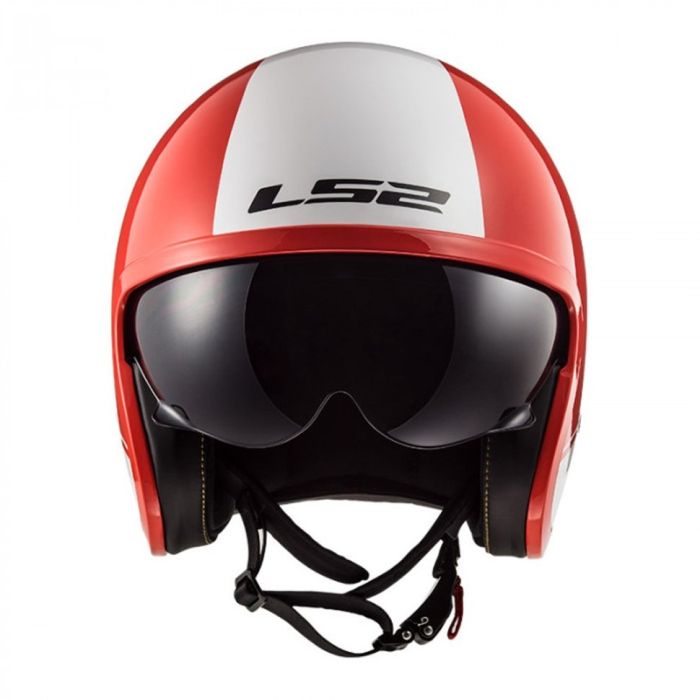 Мотошолом LS2 OF599 Spitfire Rim Red White