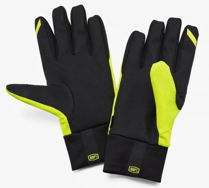 Водостійкі Рукавички 100% Hydromatic Waterproof Glove Fluo Yellow