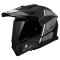 Мотошолом LS2 MX702 Pioneer 2 Hill Matt Black White