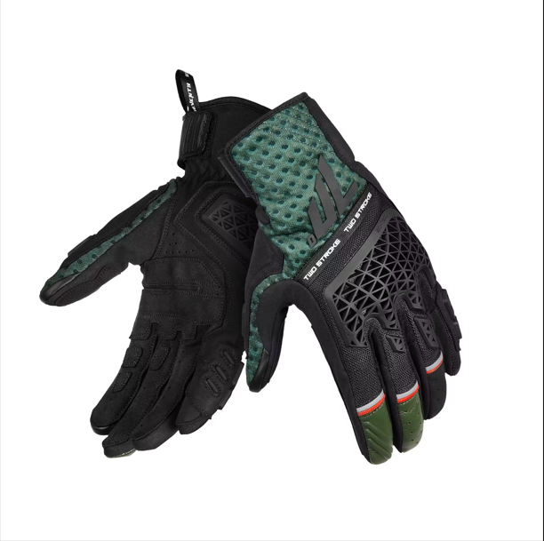 Моторукавички Seventy N60 TWO STROKE Black Green Red