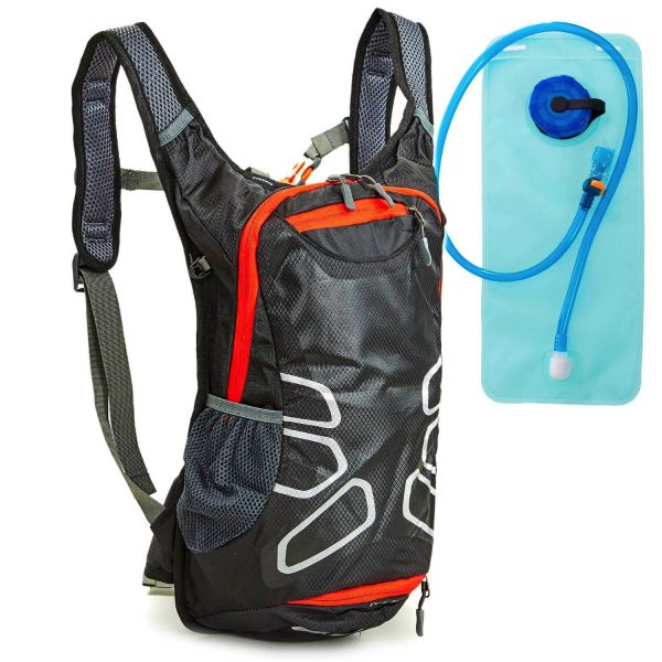 Моторюкзак Enduro Black Red з гідратором