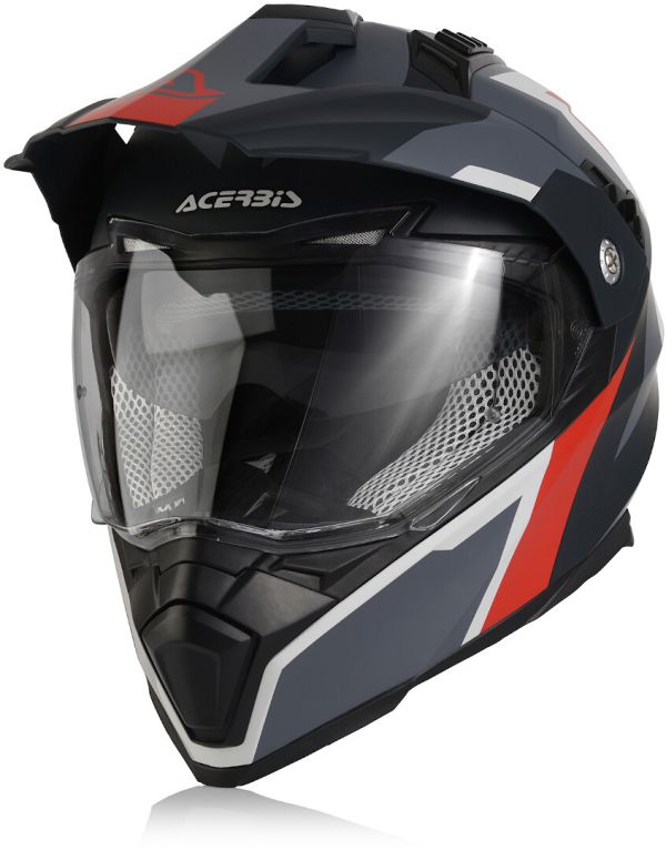 Шолом Acerbis grey-red FLIP FS-606
