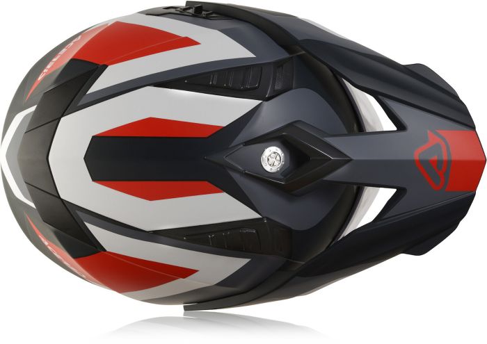 Шолом Acerbis grey-red FLIP FS-606