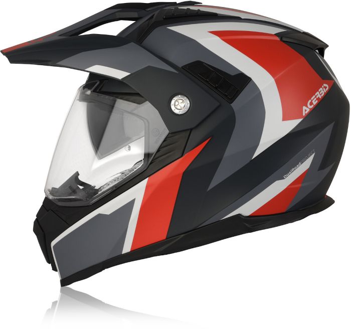 Шолом Acerbis grey-red FLIP FS-606