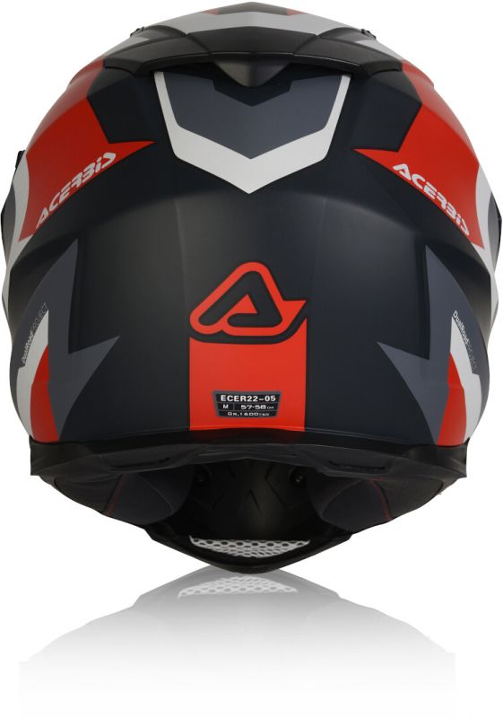 Шолом Acerbis grey-red FLIP FS-606