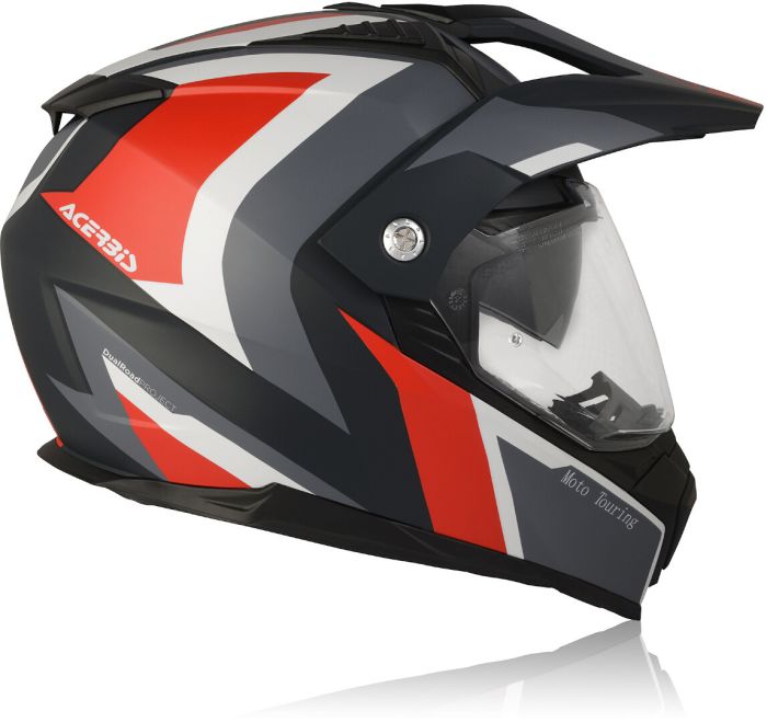 Шолом Acerbis grey-red FLIP FS-606