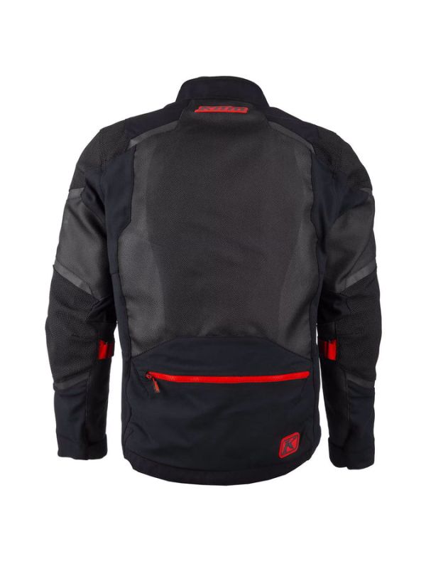 Мотокуртка KLIM Baja S4 LG Black - Fiery Red