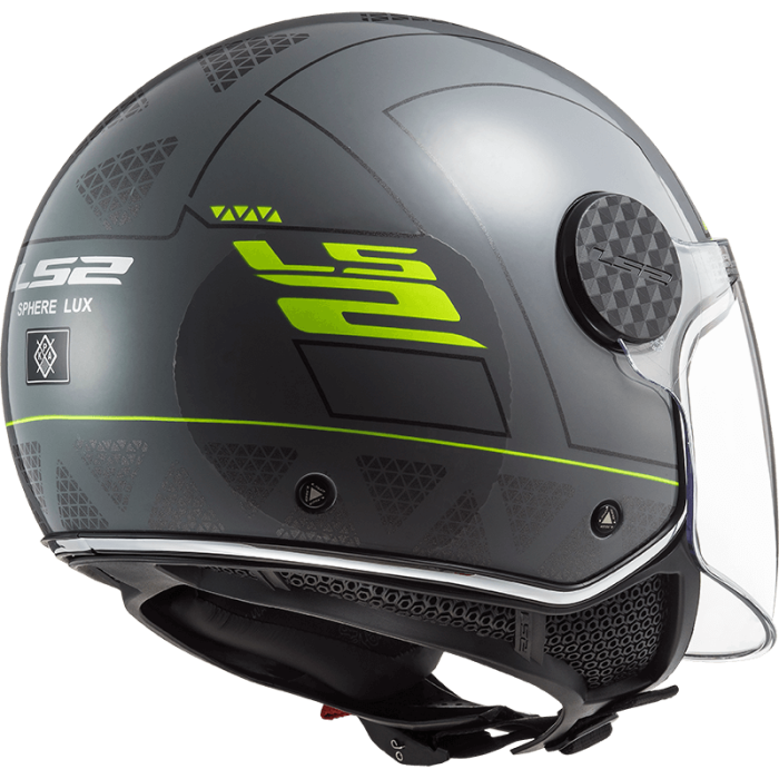 Мотошолом LS2 OF558 Sphere Lux Linus Gloss Nardo Grey