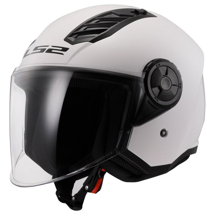 Мотошолом LS2 OF616 Airflow 2 Solid Gloss White