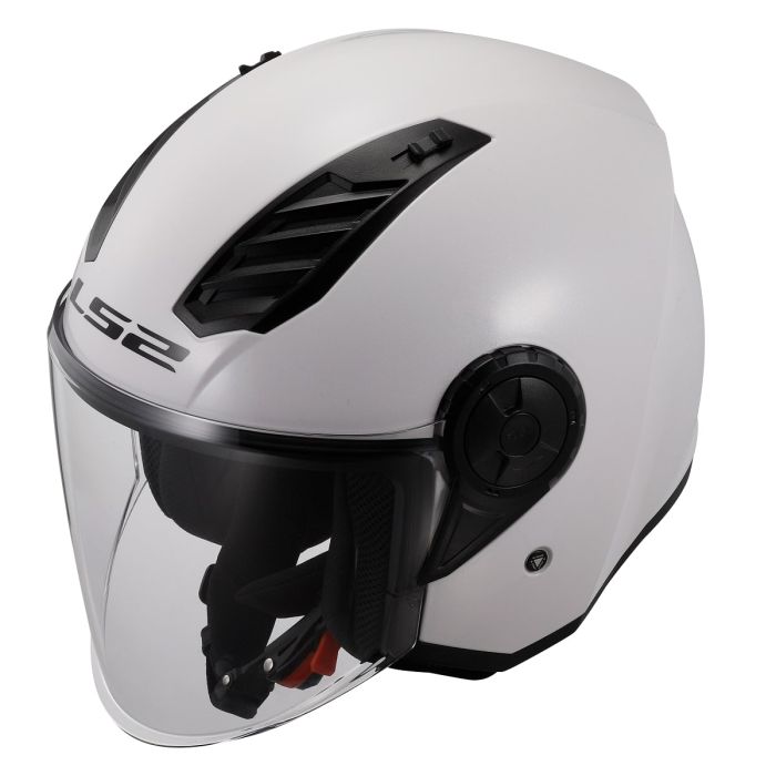 Мотошолом LS2 OF616 Airflow 2 Solid Gloss White
