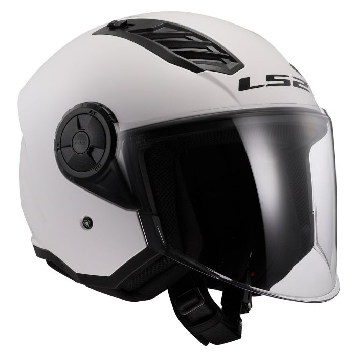 Мотошолом LS2 OF616 Airflow 2 Solid Gloss White