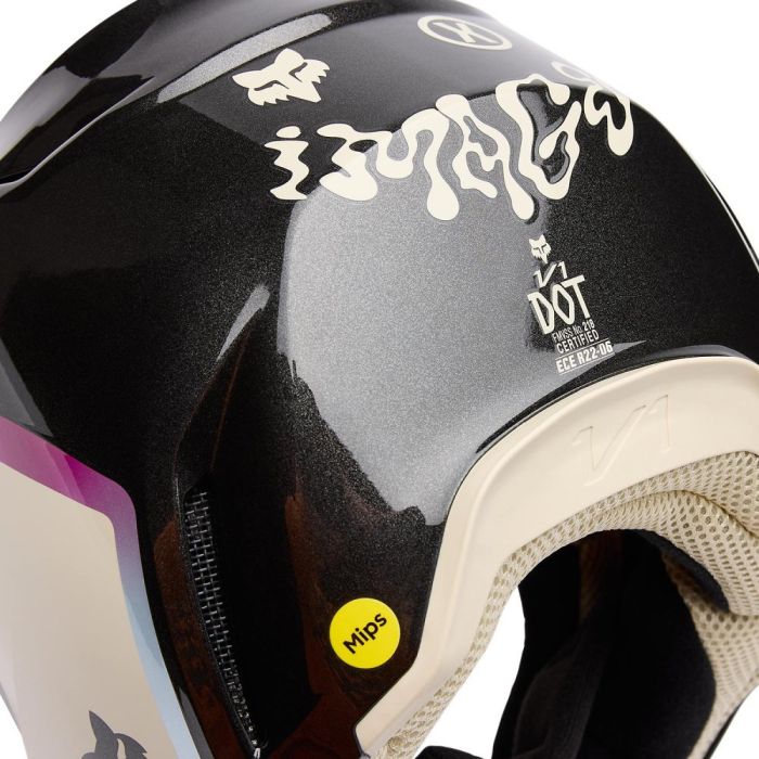 Шолом Fox V1 Helmet - Hello Future Black