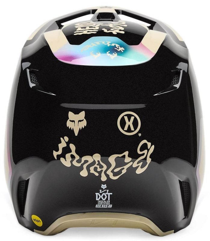 Шолом Fox V1 Helmet - Hello Future Black