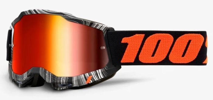 Окуляри 100% ACCURI 2 Goggle Geospace - Mirror Red Lens