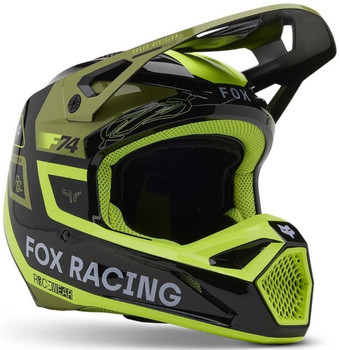 Шолом Fox V1 Helmet - Race Spec Pale Green