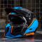 Мотошолом MT Streetfighter SV - Twin Blue / Fluo Orange