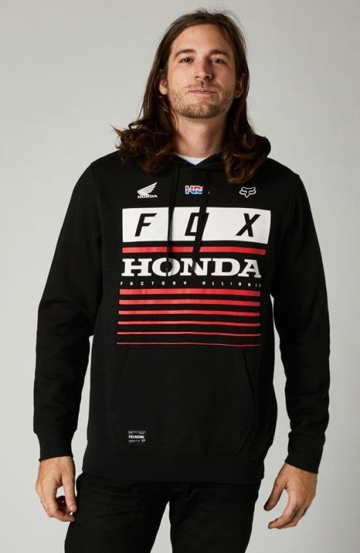 Толстовка Fox Honda Pullover Fleece Black