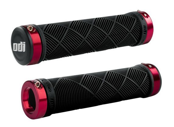 Гріпси ODI Cross Trainer MTB Lock-On Bonus Pack Black w/Red Clamps