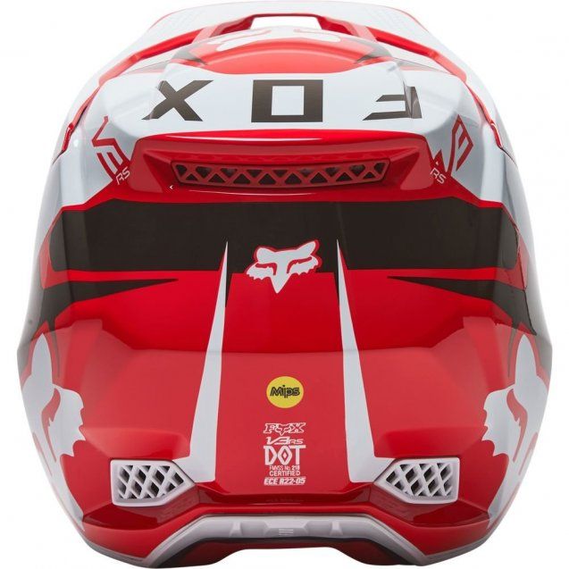 Мотошолом FOX V3 RS Mirer Helmet Flo Red