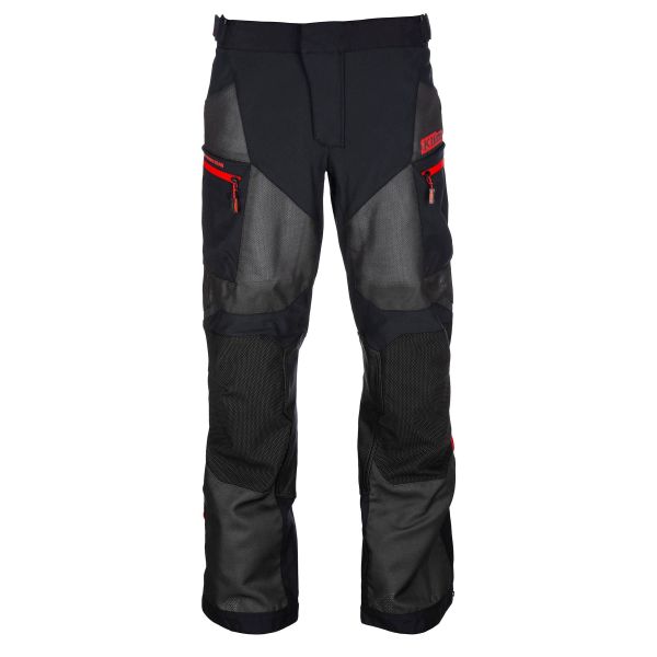 Мотоштани KLIM Baja S4 Short Black - Fiery Red