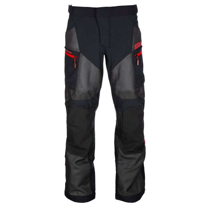 Мотоштани KLIM Baja S4 Short Black - Fiery Red